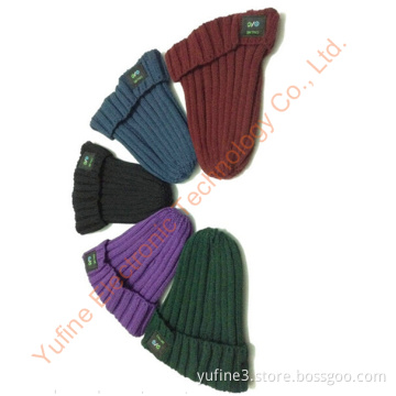wireless Christmas cap, Knitted wireless cap, Bluetooth music cap, wireless music hat, sports music cap